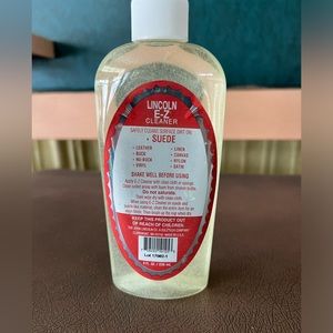 New Lincoln E-Z Cleaner for Suede, leather , Nu-Buck and more